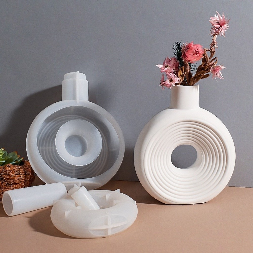 Oval Stripe Silicone Vase Mold - Florist Supply Vases 评论和价格