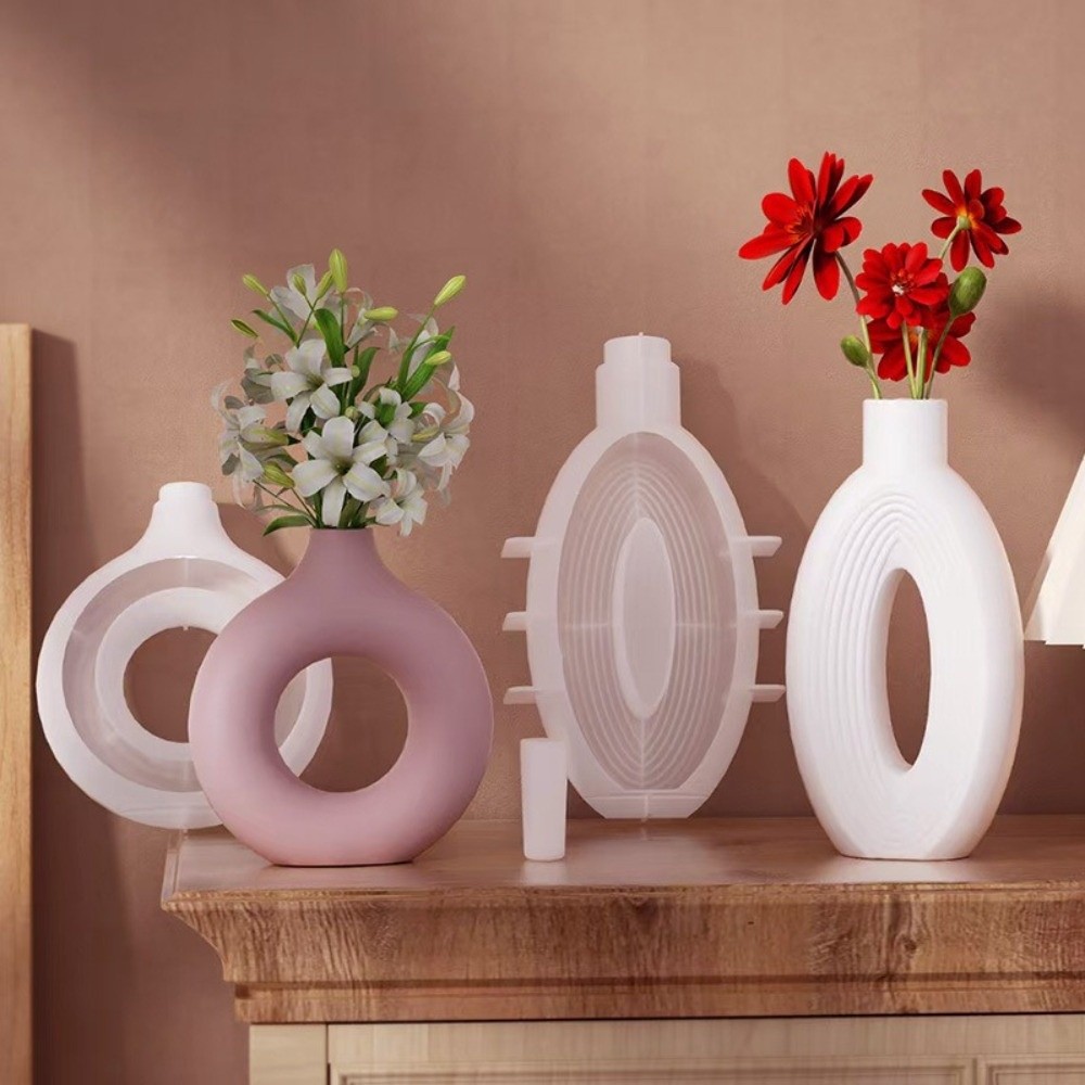 Oval Stripe Silicone Vase Mold - Florist Supply Vases 评论和价格