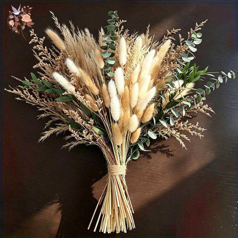 80Pcs Natural Dried Flowers Bo - Eucalyptus Preserved 评论和价格