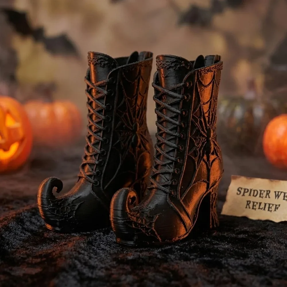 3/1PC Mini Gothic Witch Boot P - Florist Supply Vases 评论和价格