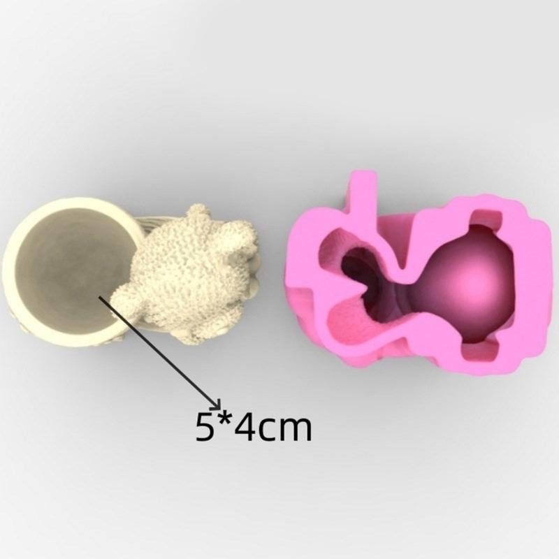 Lovely Bear Gypsum Silicone Mo - Florist Supply Vases 评论和价格