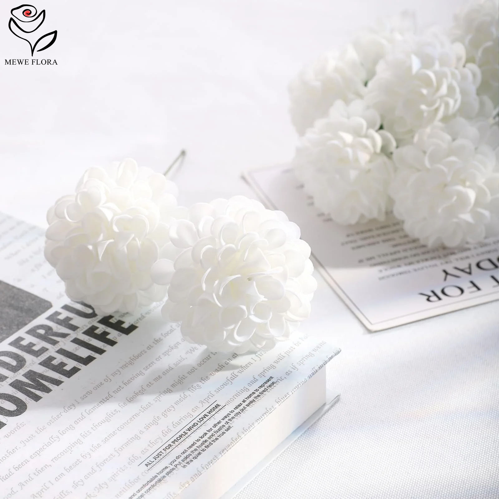 25pcs Artificial Hydrangea Flo - Florist Supply Bulk 评论和价格