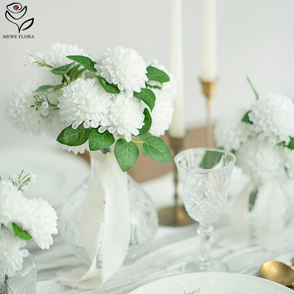 25pcs Artificial Hydrangea Flo - Florist Supply Bulk 评论和价格
