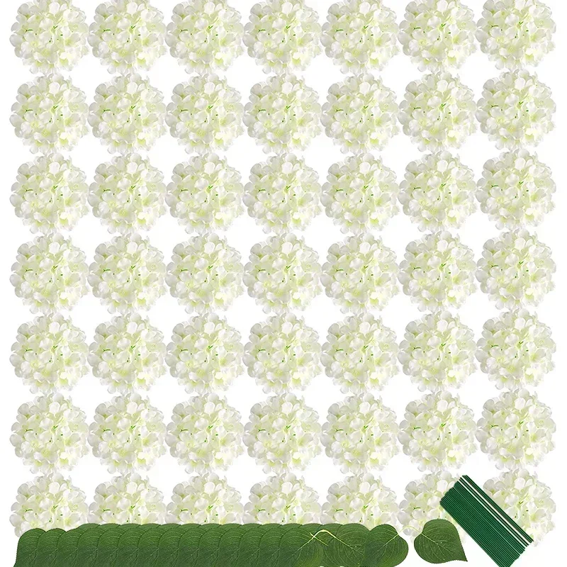 50 Pcs Hydrangea Artificial Fl - Florist Supply Bulk 评论和价格